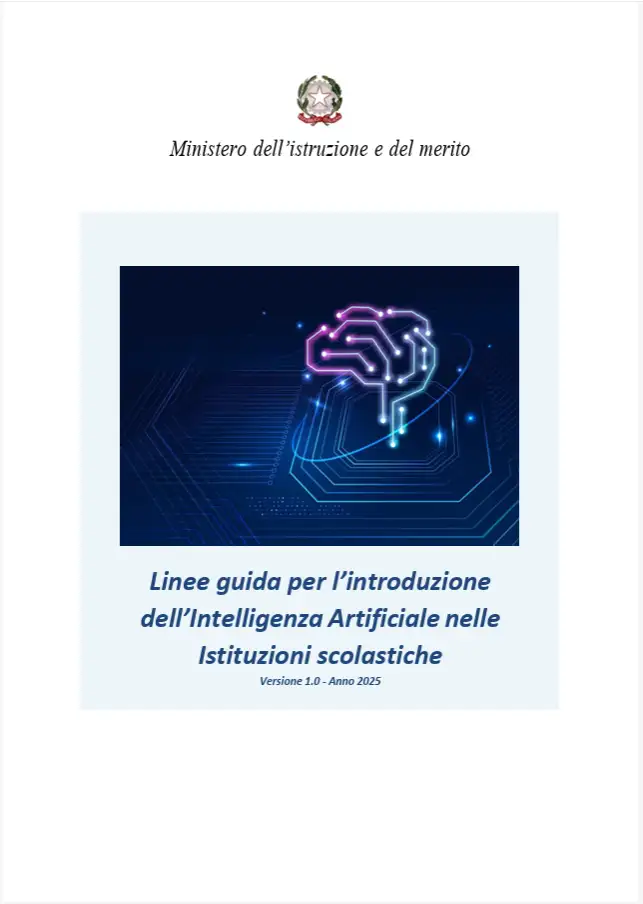 Linee guida per l’introduzione dell’Intelligenza Artificiale nelle istituzioni scolastiche